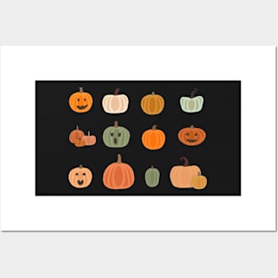 Pumpkin and Jack o Lantern Collection Posters and Art